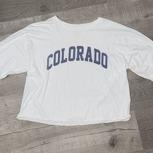 Brandy Melville Colorado cropped long sleeve
